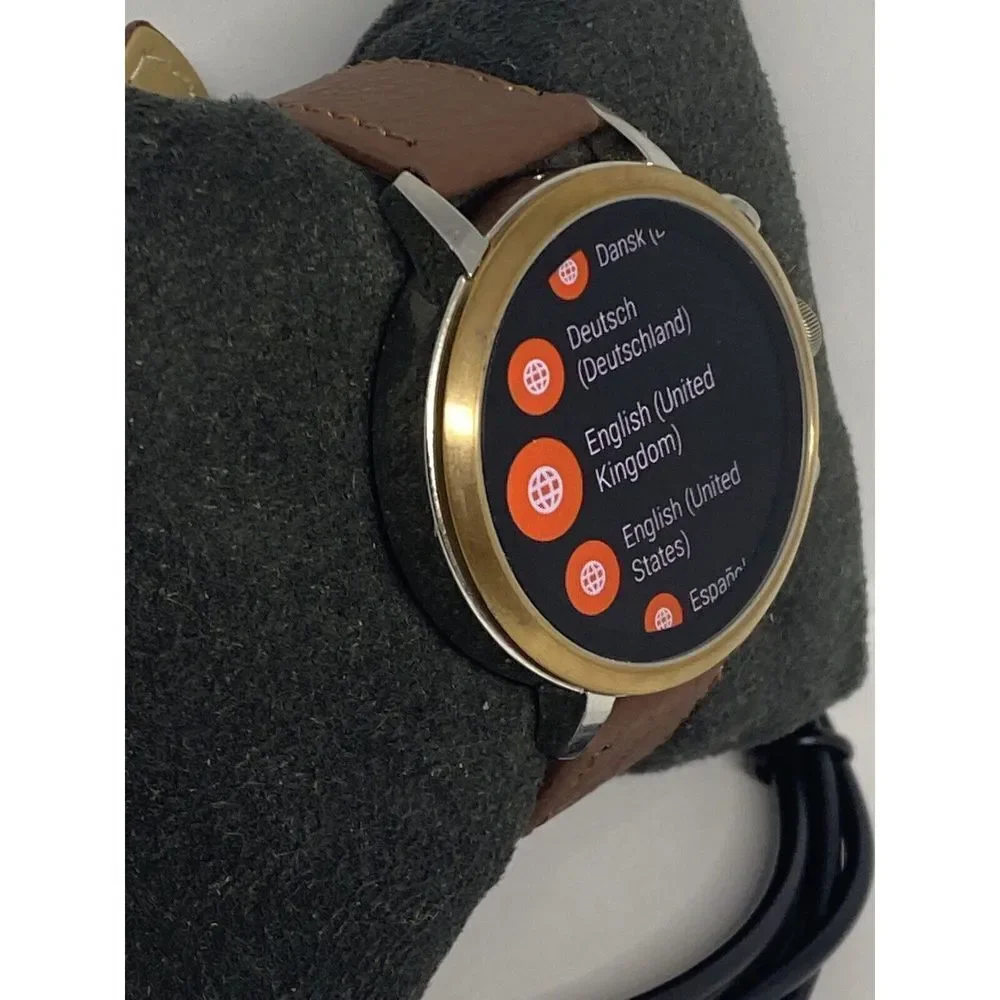 Fossil Gen 4 Authentic Digital Dial Smart Watch Custom Band FTW6016 AB505